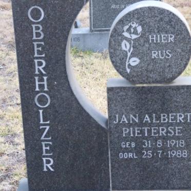 OBERHOLZER Jan Albert Pieterse 1918-1988