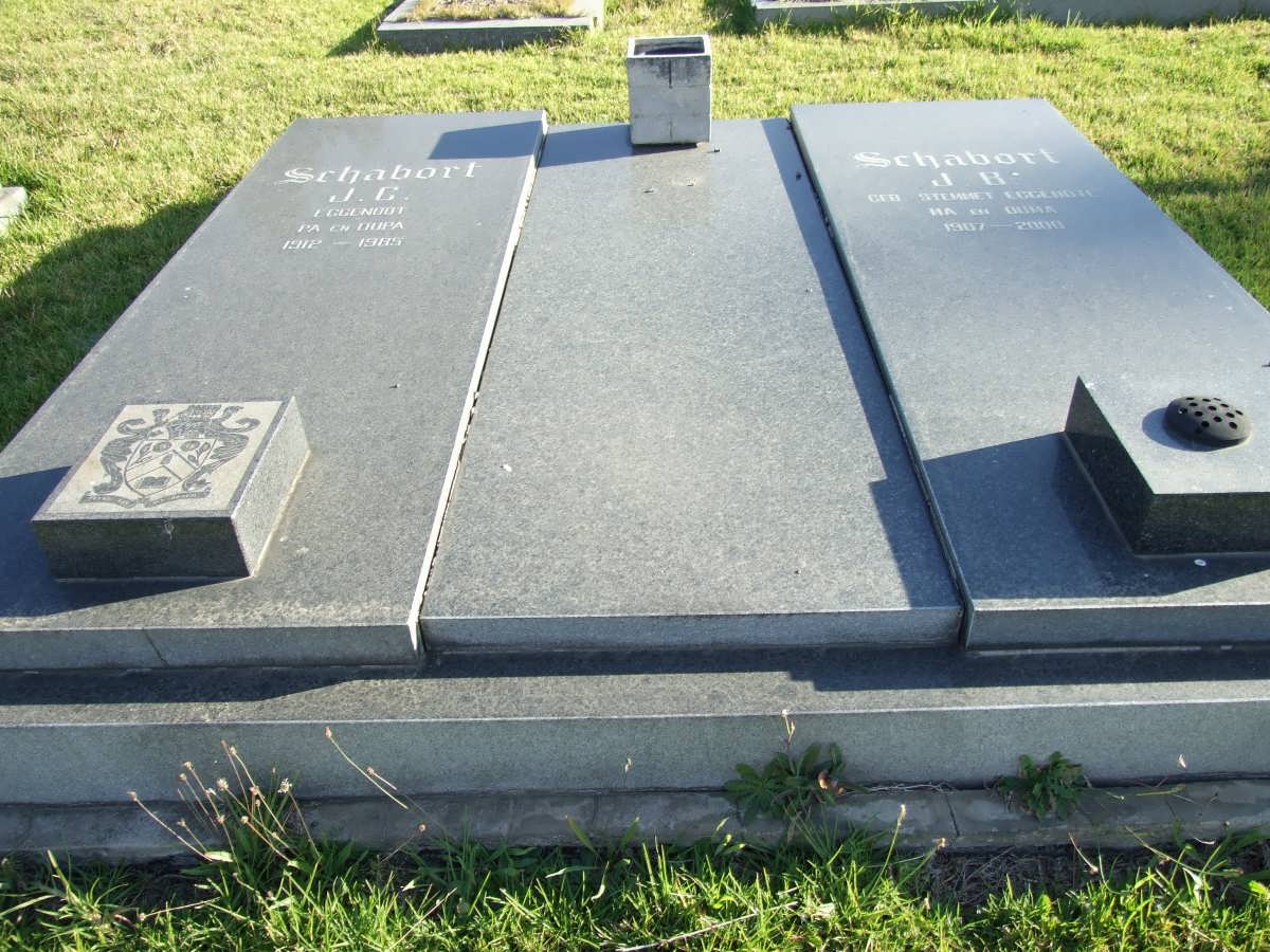 SCHABORT J.C. 1912-1985  &amp; J.B. STEMMET 1907-2000