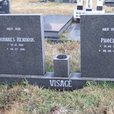 VISAGE Johannes Hendrik 1916-1991 &amp; Phoebe 1920-2006