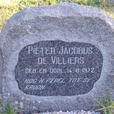 VILLIERS Pieter Jacobus, de 1972-1972