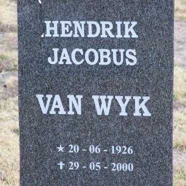 WYK Hendrik Jacobus, van 1926-2000 