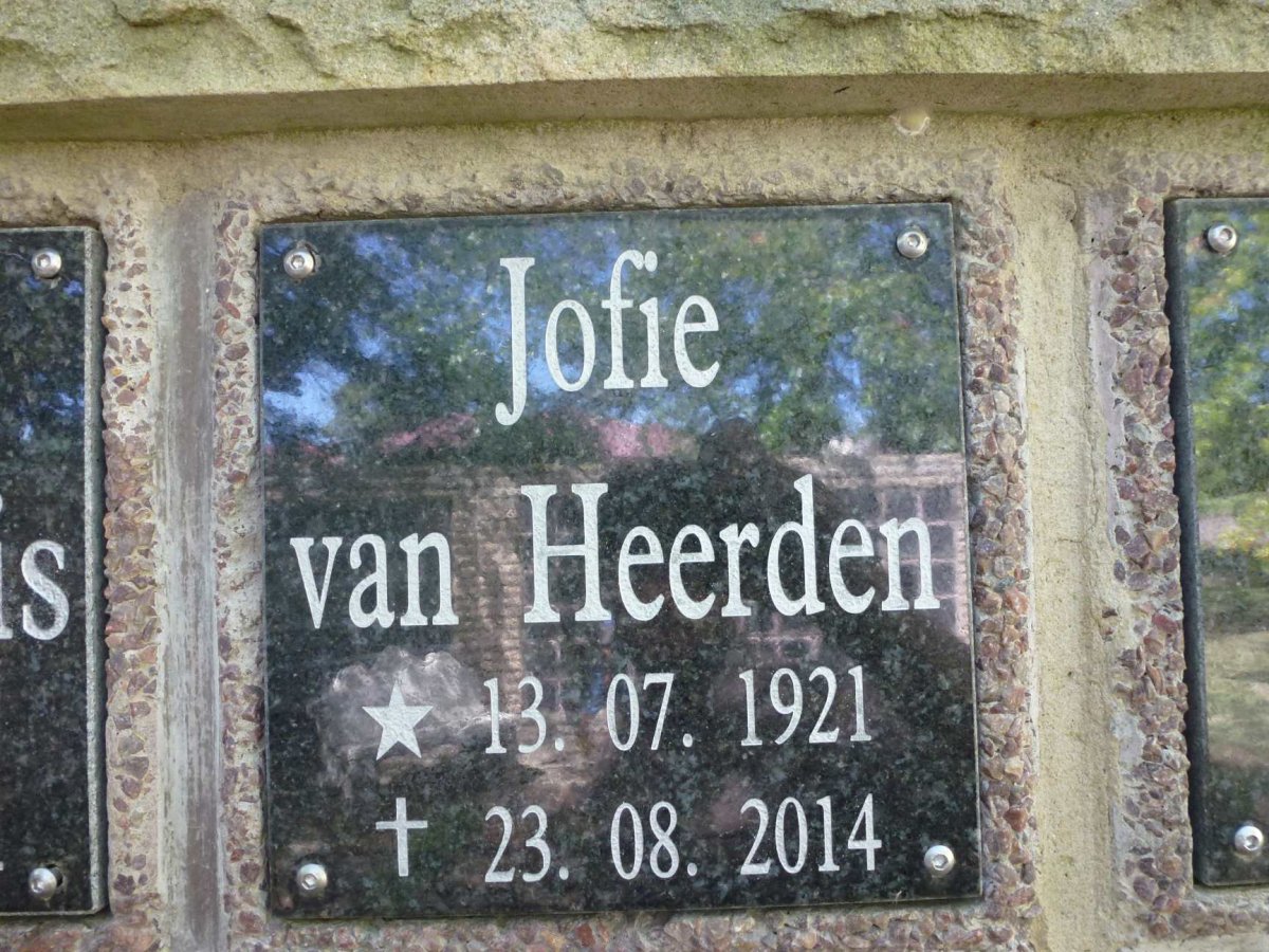 HEERDEN Jofie, van 1921-2014