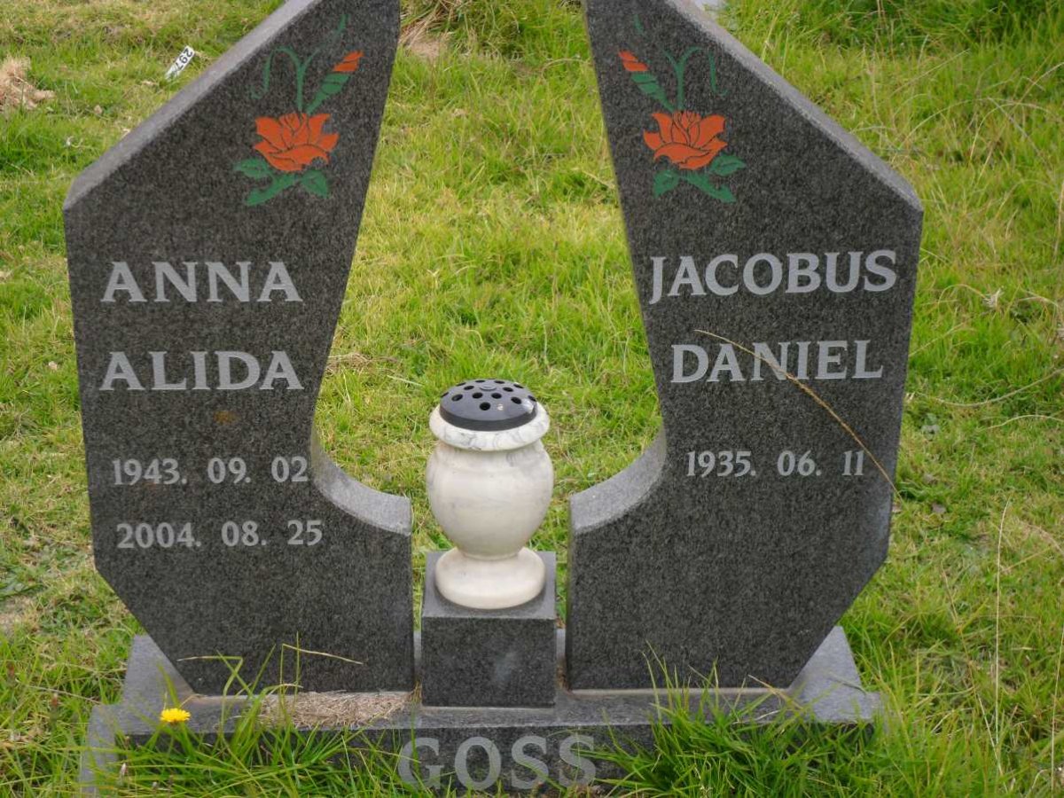 GOSS Jacobus Daniel 1935- &amp; Anna Alida 1943-2004