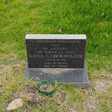 OBERHOLZER Anna C. 1934-1996