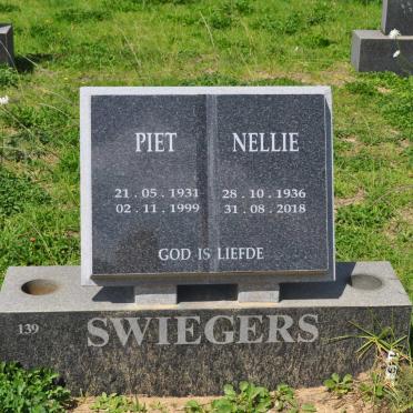 SWIEGERS Piet 1931-1999 &amp; Nellie 1936-2018