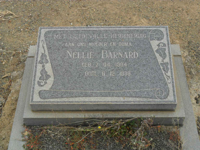 BARNARD Nellie 1904-1988