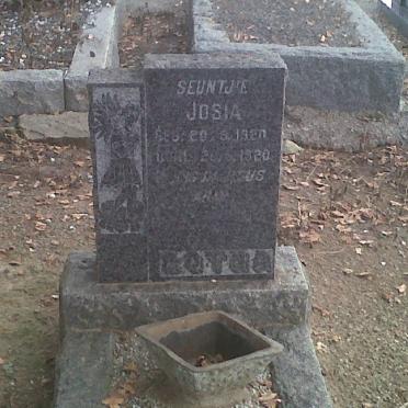 BOTHA Josia 1920-1920