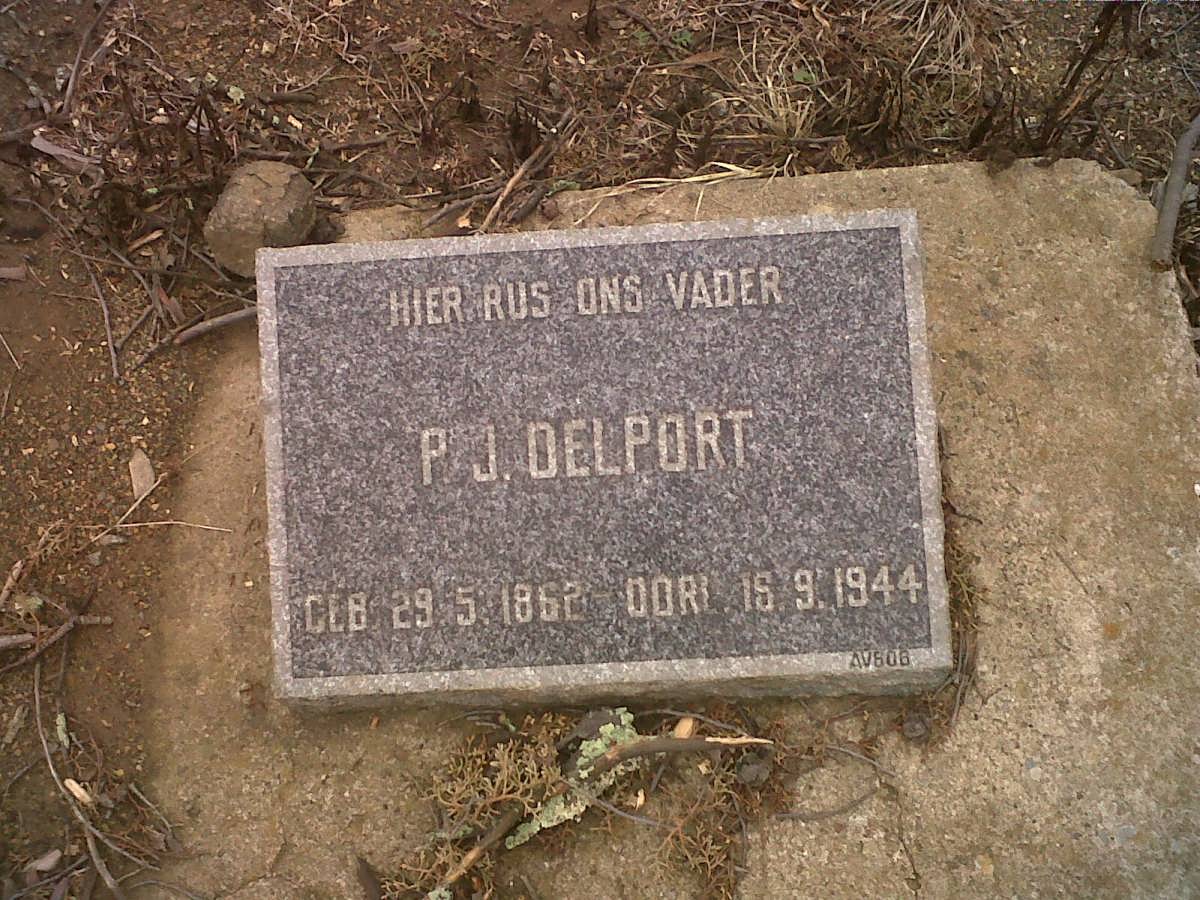 DELPORT P.J. 1862-1944