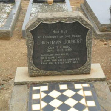 JOUBERT Christiaan 1880-1959