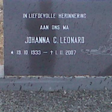 LEONARD Johanna C. 1933-2007