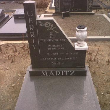 MARITZ Gerrit 1950-1987