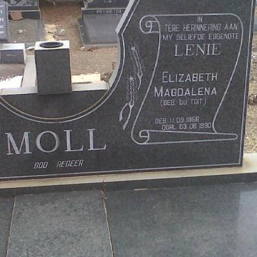 MOLL Johannes Cornelius 1950- &amp; Elizabeth Magdalena DU TOIT 1956-1990