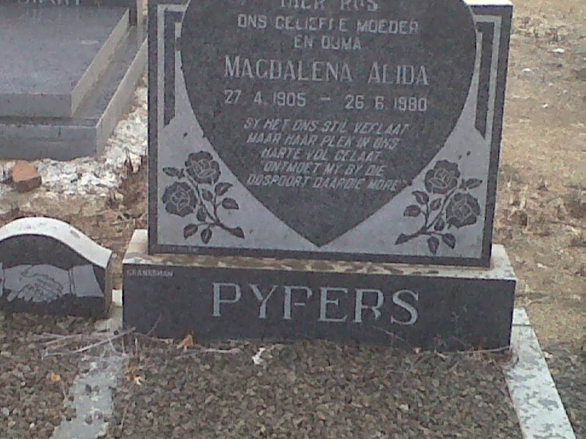 PYPERS Magdalena Alida 1905-1980