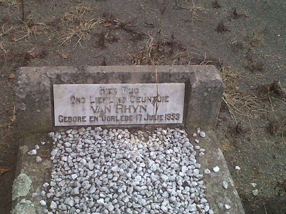 RHYN ?, van 1953-1953