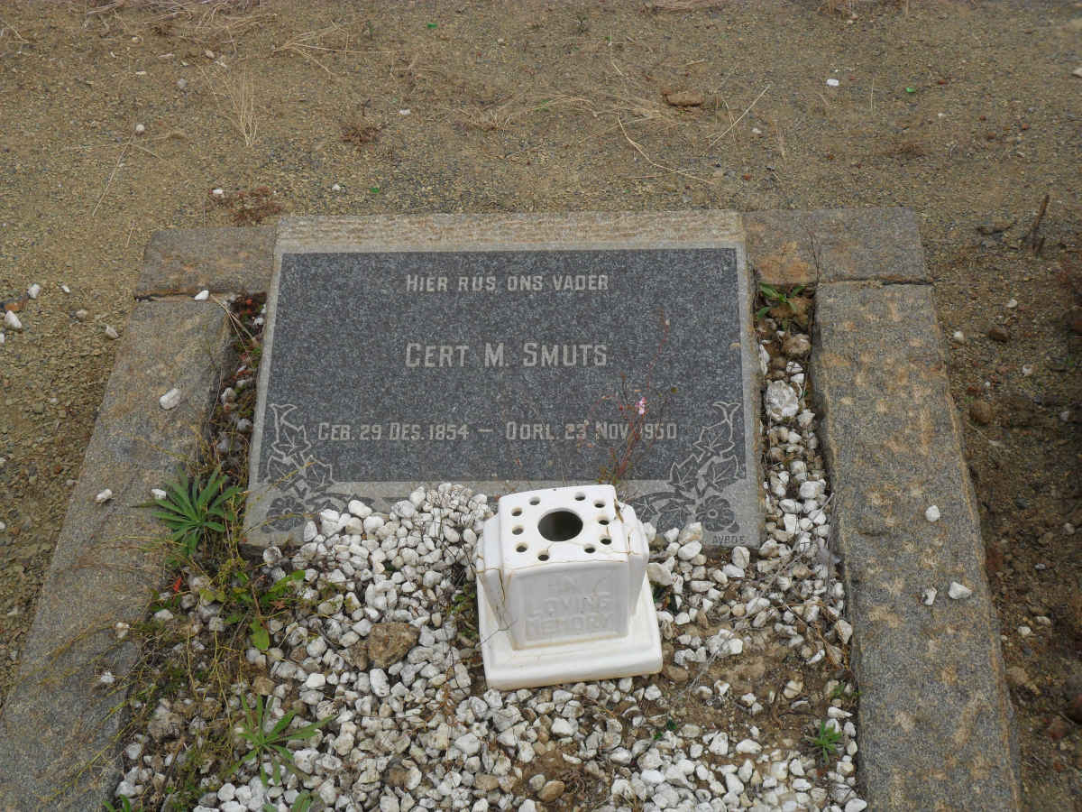 SMUTS Gert M. 1854-1950