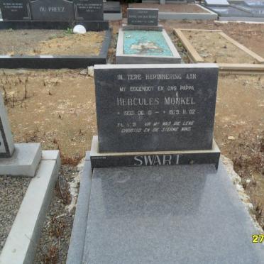 SWART Hercules Morkel 1933-1979
