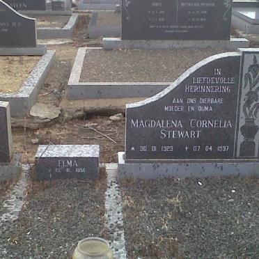 STEWART John Kenneth 1910-1977 &amp; Magdalena Cornelia 1923-1997 :: STEWART ?lma 1950-