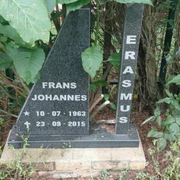 ERASMUS Frans Johannes 1963-2015
