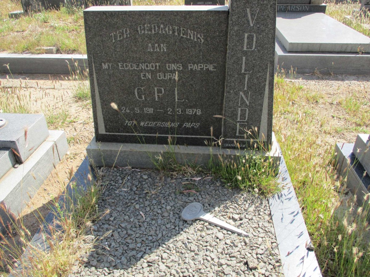 LINDE G.P.L., v.d. 1911-1978