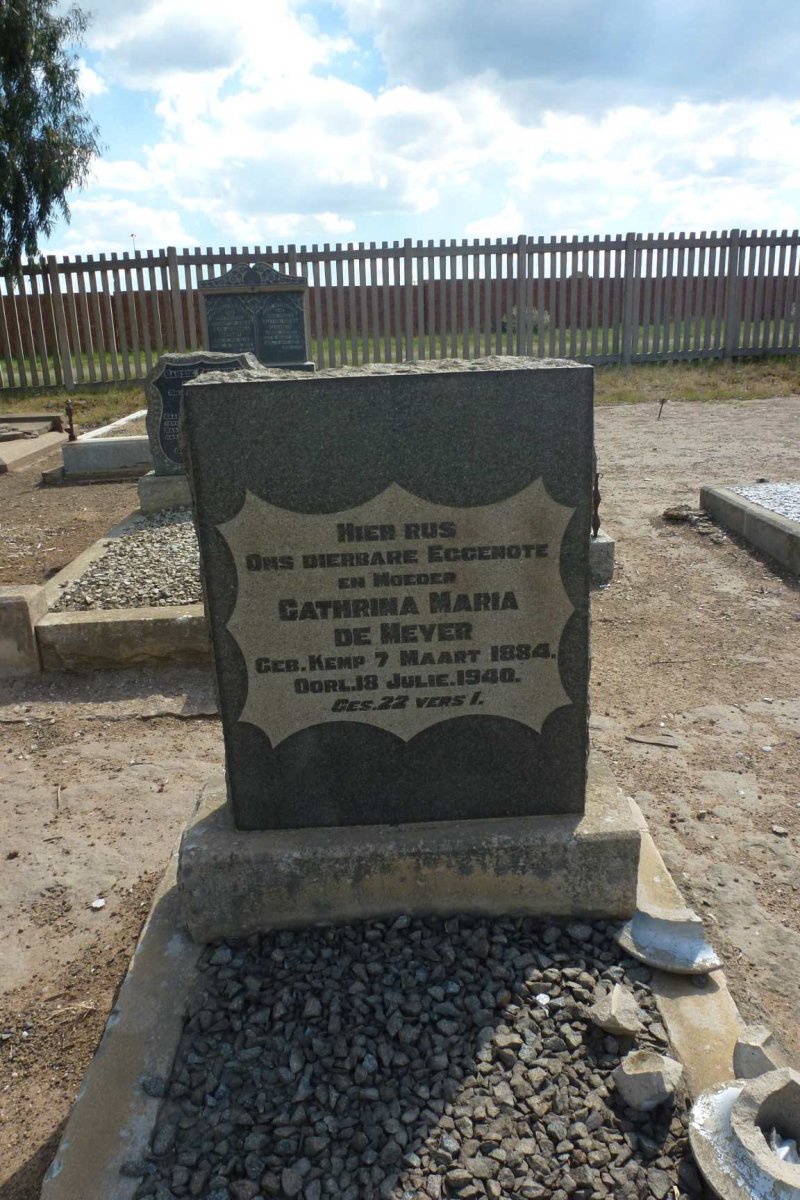MEYER Cathrina Maria, de nee KEMP 1884-1940
