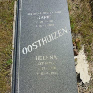 OOSTHUIZEN Japie 1912-1993 & Helena MEYER 1916-1999