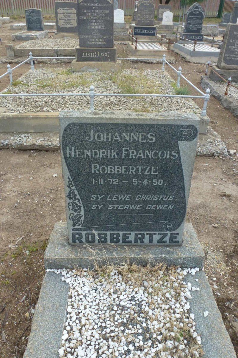 ROBBERTZE Johannes Hendrik Francois 1872-1950