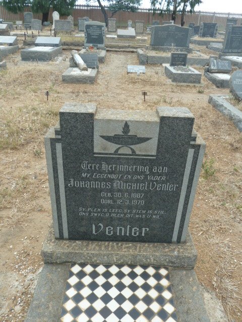 VENTER Johannes Michiel 1887-1970