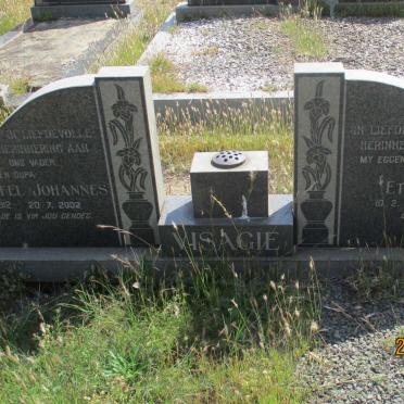 VISAGIE Christoffel Johannes 1912-2002 & Ethel Mary 1913-1980