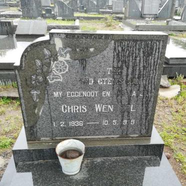 WENTZEL Chris 1936-1979