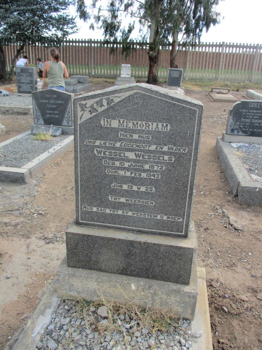 WESSELS Wessel 1872-1943