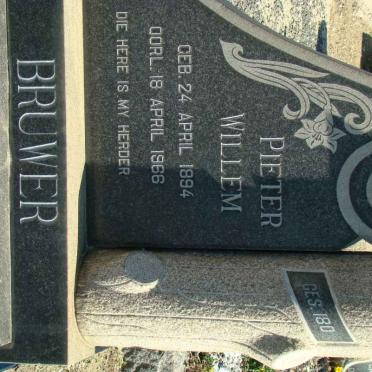 BRUWER Pieter Willem 1894-1966