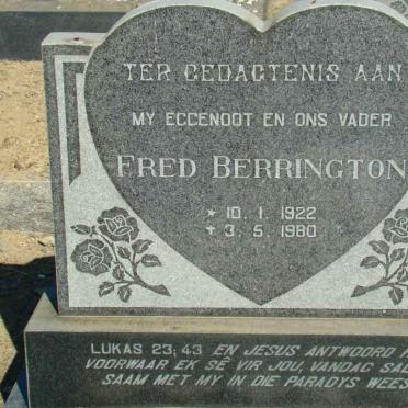 BERRINGTON Fred 1922-1980