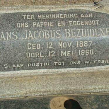BEZUIDENHOUT Frans Jacobus 1887-1960