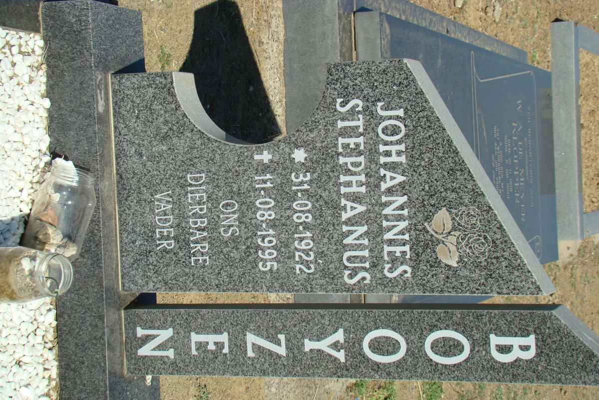 BOOYZEN Johannes Stephanus 1922-1995
