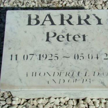 BARRY Peter 1925-2001