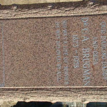 BRUGMAN C.A. 1873-1958