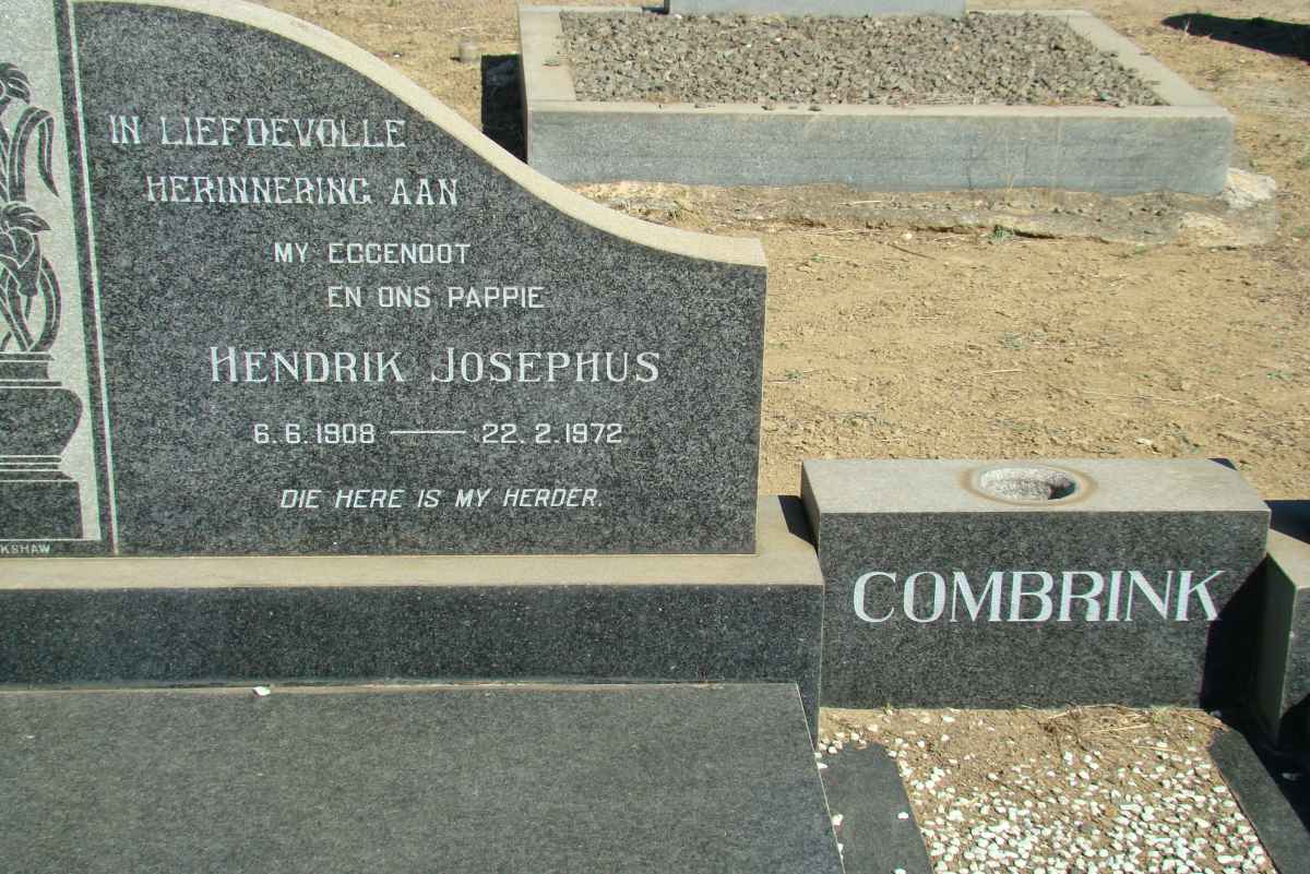 COMBRINK Hendrik Josephus 1908-1972