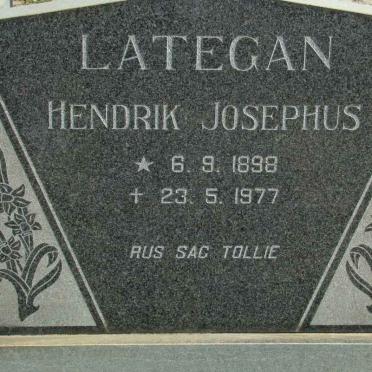 LATEGAN Hendrik Josephus 1898-1977