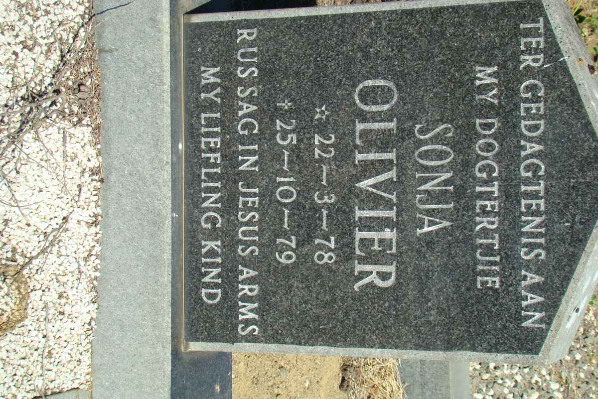 OLIVIER Sonja 1978-1979