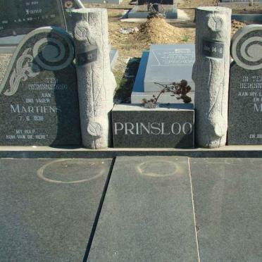 PRINSLOO Martiens 1938- &amp; Martie 1941-1994