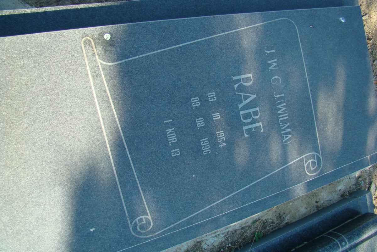 RABE J.W.G.J. 1954-1996