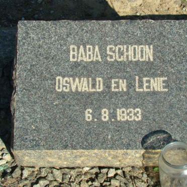 SCHOON Baba 1933-1933