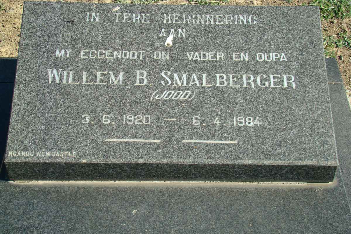 SMALBERGER Willem B. 1920-1984
