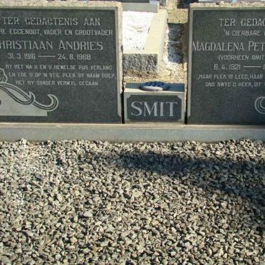 SMIT Christiaan Andries 1916-1968 &amp; Magdalena Petronella BOTHA 1921-1972