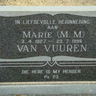 VUUREN, M.M., van 1927-1996