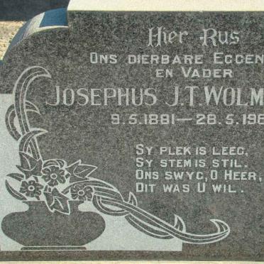 WOLMARANS Josephus J.T. 1881-1960