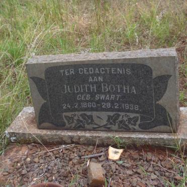 BOTHA Judith nee SWART 1860-1938