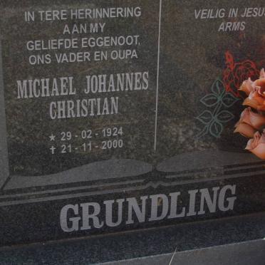 GRUNDLING Michael Johannes 1924-2000