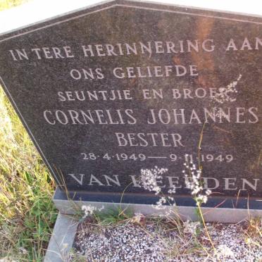 HEERDEN Cornelis Johannes Bester, van 1949-1949