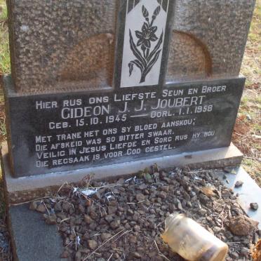 JOUBERT Gideon J.J. 1945-1958